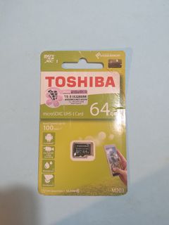 (New, flat-rate air mail) Brand new Toshiba 64GB SD card memory card630071328951051118