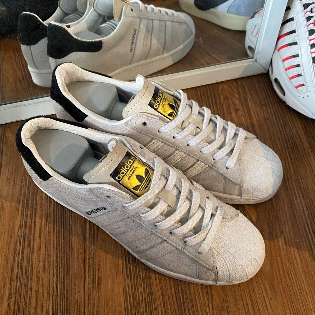 Adidas superstar suede chalk outlet