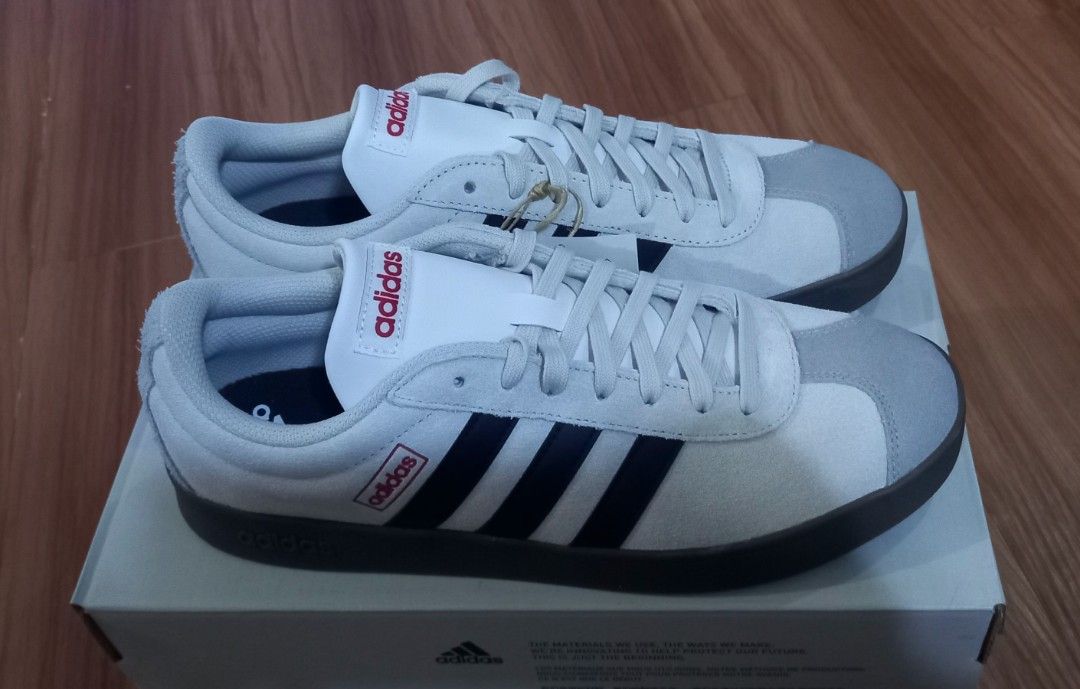 Adidas VL Court Classic (Category: Sneakers) located in Paranaque City. Submitted by jeonbazthy (Listing ID 1327332447, Image 2). Description: Brand: Adidas Item Name: VL Court Classic Color: White/Blk Size: 8 UK / 8.5 US.