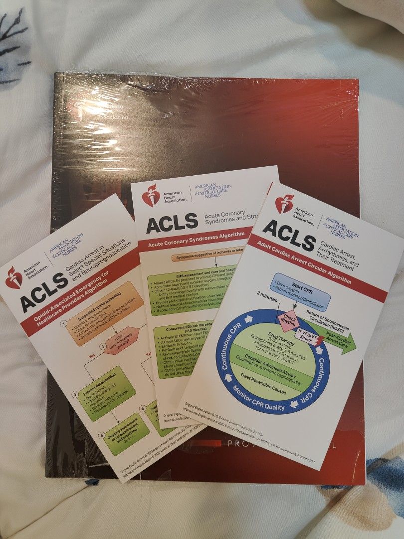 Advanced Cardiovascular Life Support (ACLS) 2020 Manual Provider