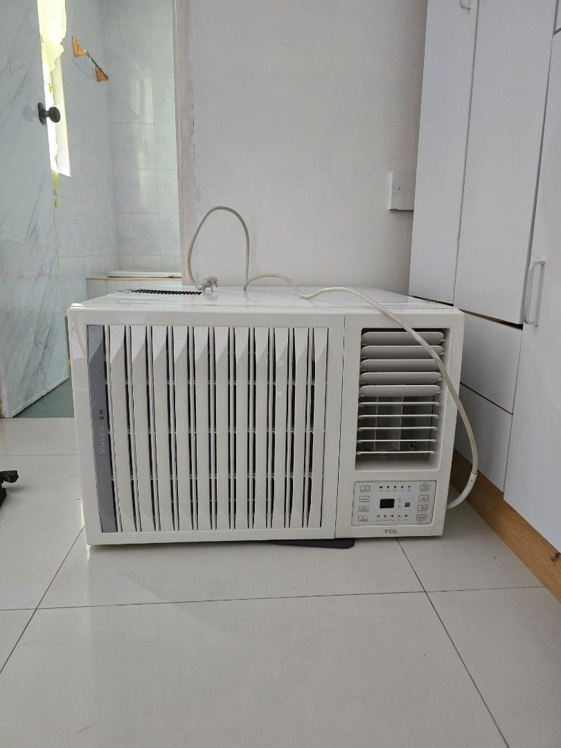 AIRCON TCL INVERTER 1.5HP (Category: Air Conditioning and Heating) located in Caloocan City. Submitted by prettyplaceph (Listing ID 1327247224, Image 1). Description: FOR SALE: TCL TAC-12CWI/W; 1. 5HP, Window Type Aircon, Remote, Inverter FEATURES: Fast Cooling, Low Noise Energy Saving Inverter Motor Segmented Swing Design Titan Gold Coated Fins Smart Diagnosis Auto Restart Titan Gold Fins High-effcient Internal Thread Copper Pipe SPECIFICATIONS: