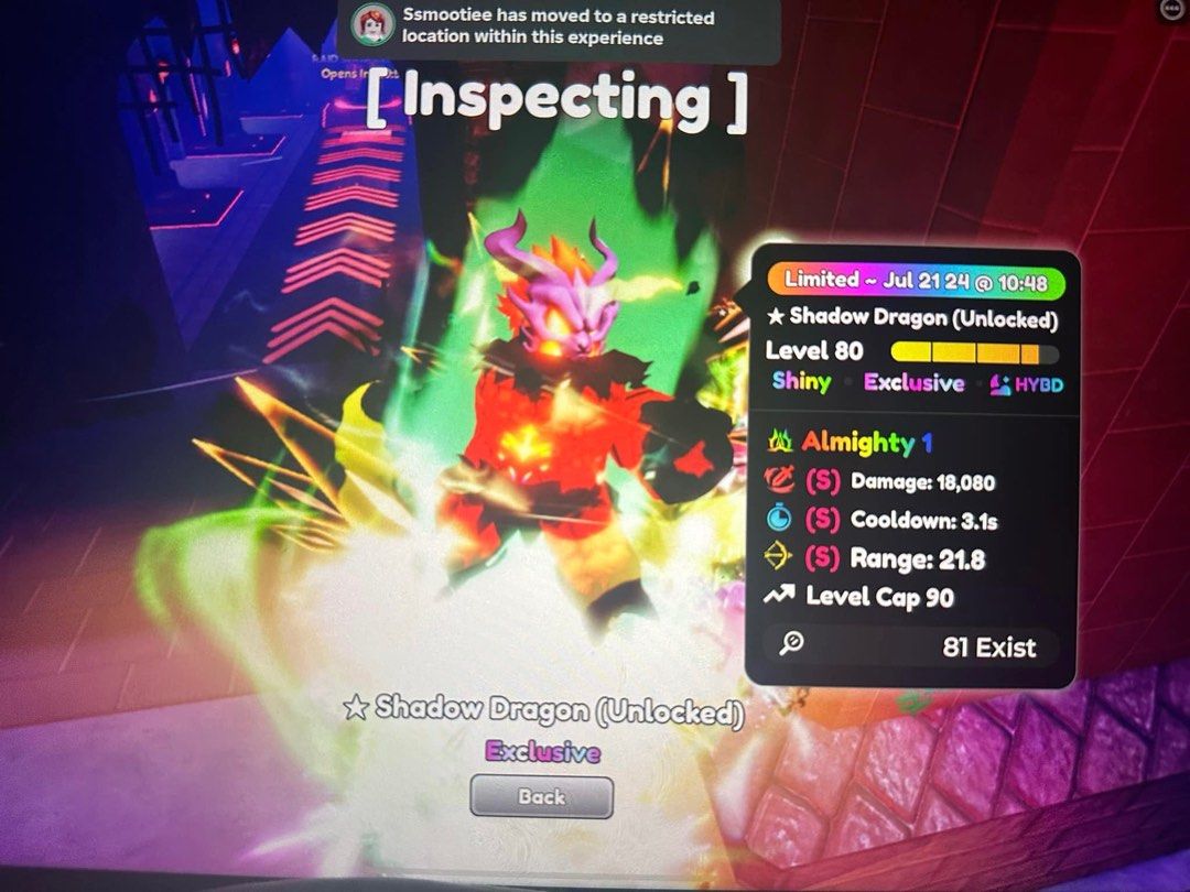 [ANIME DEFENDERS] ALMIGHTY SHINY SD SSS (Category: In-Game Products) located in Talavera. Submitted by jadexdc (Listing ID 1327314219, Image 2). Description: .