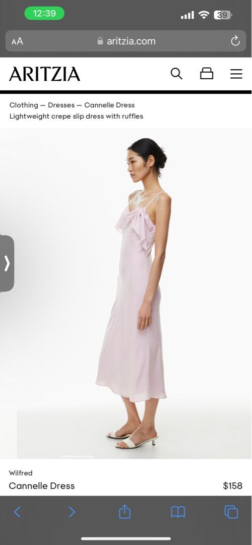 Aritzia lilac dress best sale