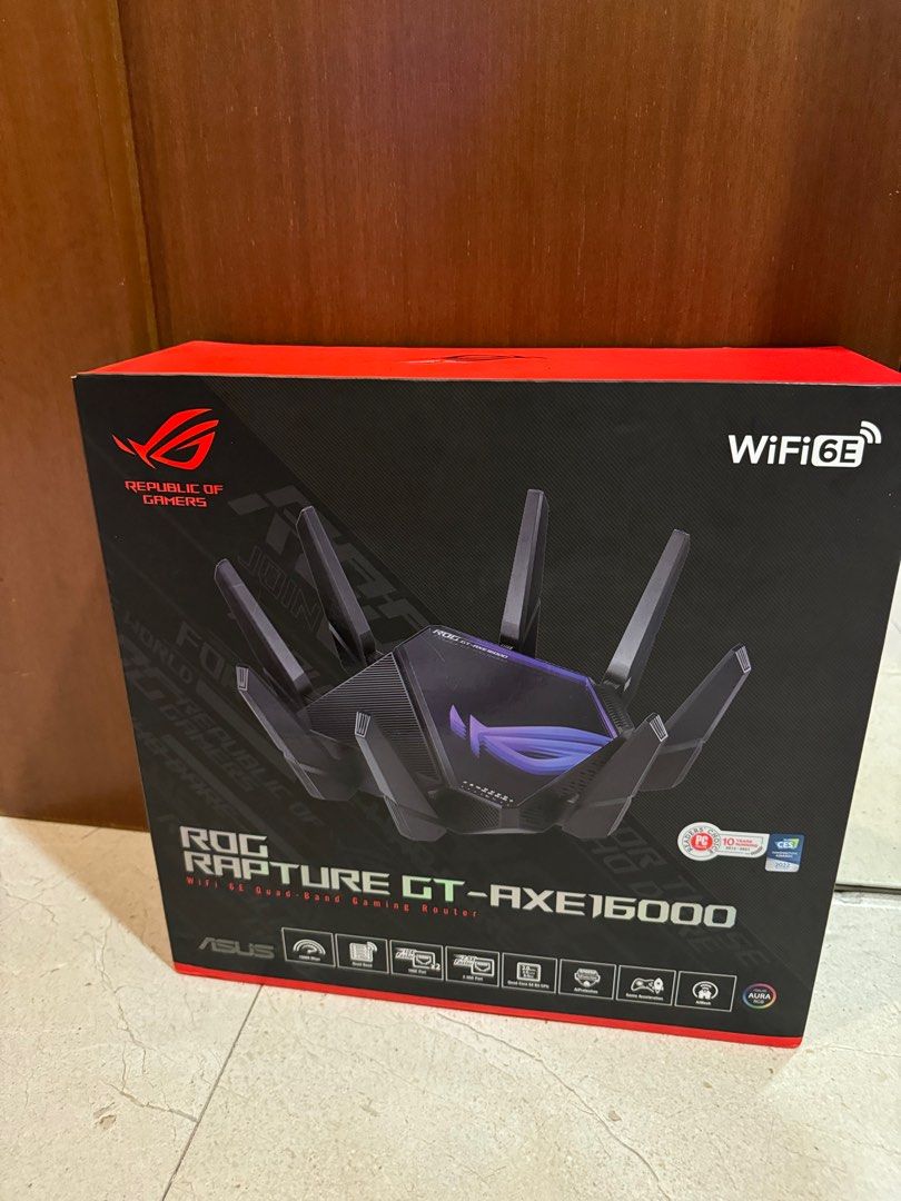 Asus rog rapture gt-axe16000, Computers & Tech, Parts & Accessories ...