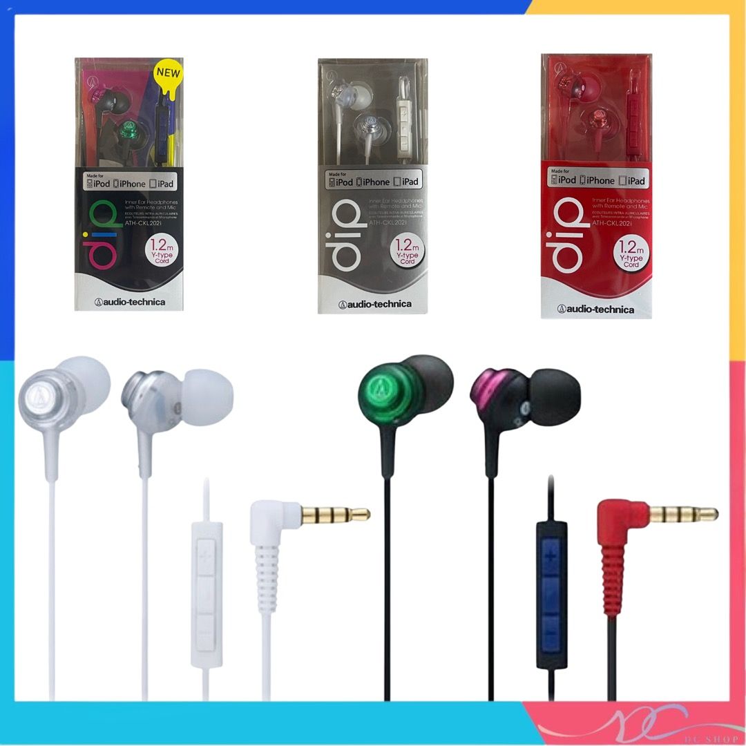 🌟全新行貨🌟AUDIO TECHNICA 鐵三角ATH-CKL202i (3色) 入耳式 - Main Image