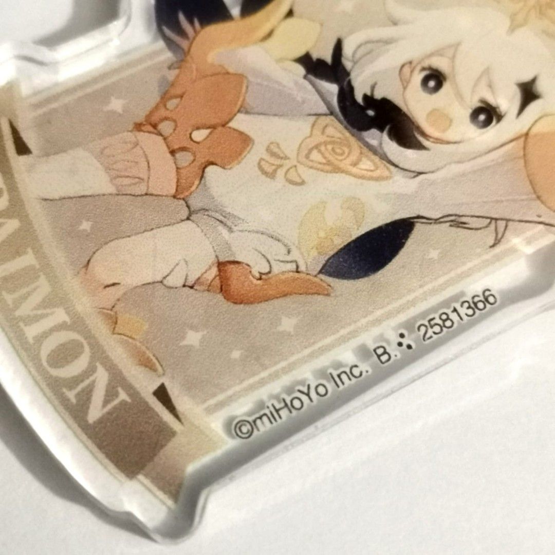 Paimon Keychain (Authentic Mihoyo product) Genshin Impact - Paimon - Acrylic Charm ...