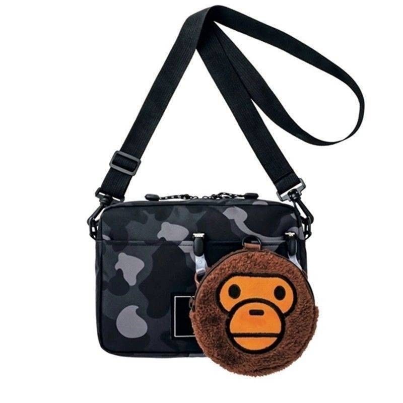BAPE APE A Bathing Ape Crossbody Bag w coin purse