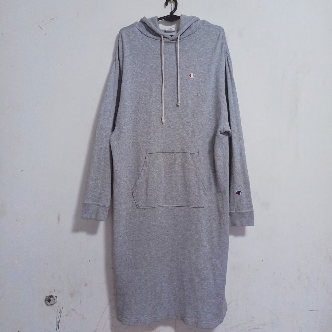 Champion Hoodie Long Dress Women s Fashion Dresses Sets Dresses on Carousell