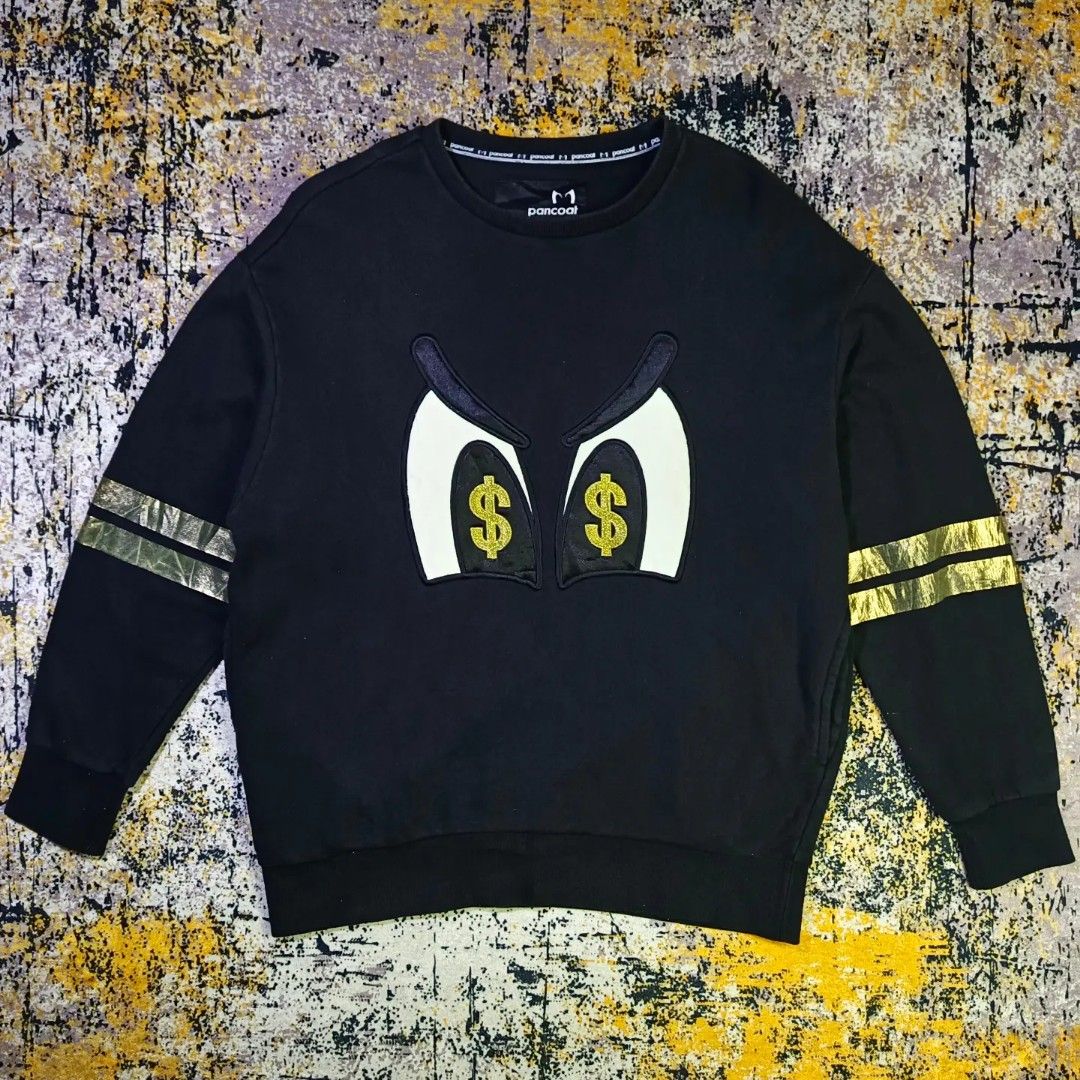 Crewneck Pancoat Fesyen Pria Pakaian Baju Luaran di Carousell