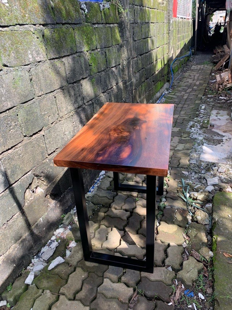 Dining Table/Computer Table/Bar Table (Category: Tables & Sets) located in Manila. Submitted by agnesdingescandor (Listing ID 1327223167, Image 2). Description: made to order we also customize avaialable wood: Acacia,Mahogany,Mangga photos posted are sample sold only sellers: location santa maria bulacan no cod .