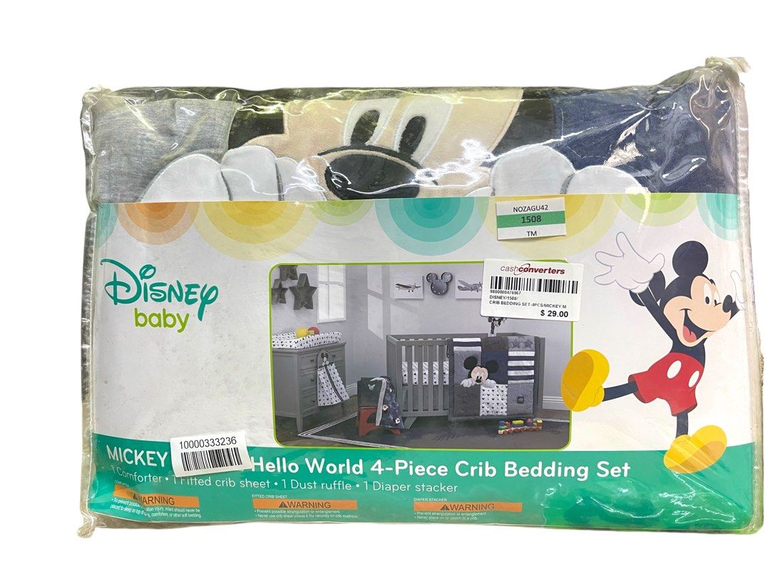 Hello world mickey bedding cheap
