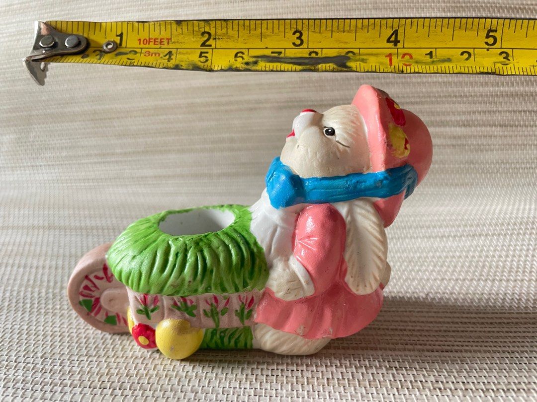 Easter Bunny Ceramic Decor Piece (Category: Other Home Decor) located in Davao. Submitted by shauitoys2019 (Listing ID 1327214579, Image 2). Description: Original quality BRANDED products from US.Preowned in very good condition Please manage your expectation as this is gently used item and doesn’t come with its original packaging nevertheless its in gOod condition. We ship via J&T and Flash MOP GCASH AND BPI BDO BANKS. We can accept COD. Please t