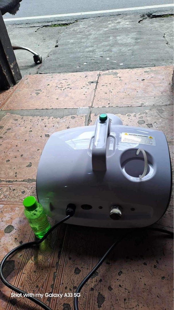 FOG MACHINE SUPER SALE (Category: Sanitary Hygiene) located in Manila. Submitted by zainabonlineshop (Listing ID 1327372511, Image 2). Description: Open for pick up ☑️ Cash on delivery ☑️ Delivery within the day ☑️ Guaranteed low price ☑️ ❌ No free delivery or shipping ✅ Delivery / Shipping fee shouldered by customer .