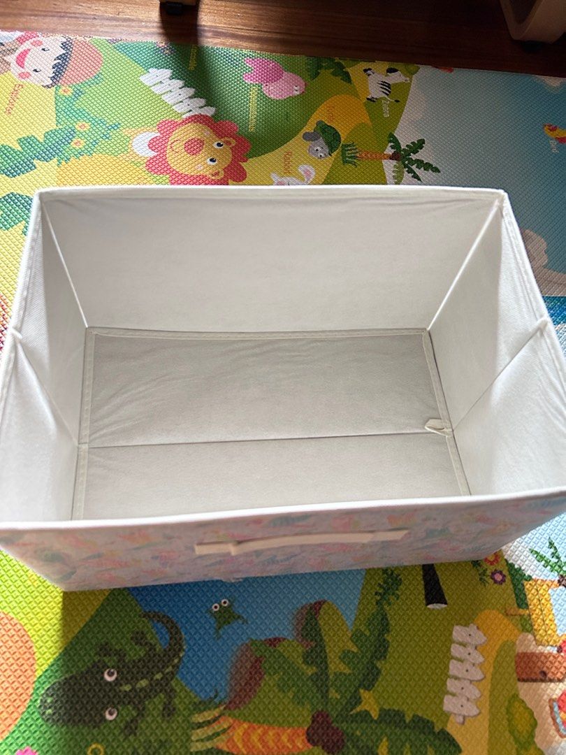Foldable Storage Box (Category: Storage Boxes & Baskets) located in Manila. Submitted by jangliu (Listing ID 1327335424, Image 2). Description: New, never used, stored only. Storage box foldable Dimension LxWxH 15”x 10”x 8.25” what you see is what you get La Loma QC Sf c/o buyer.