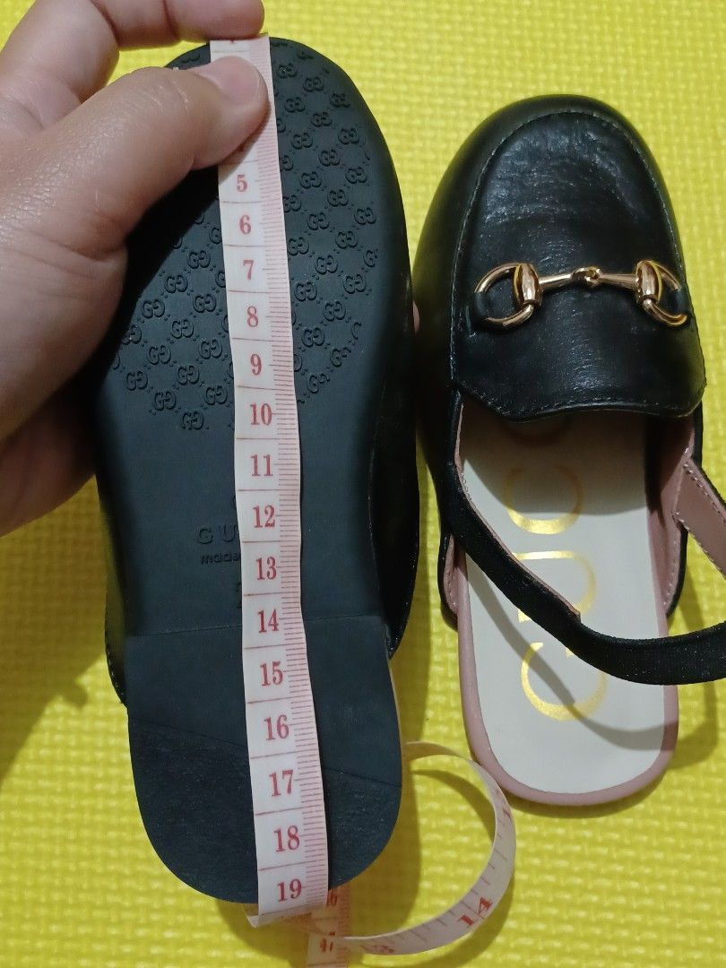 Gucci kid mules 19cm