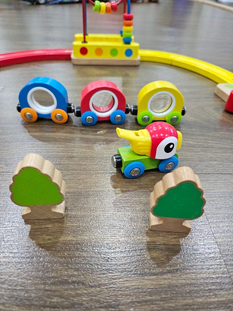 hape train set in a box