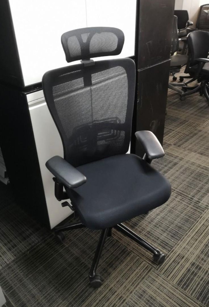 Haworth Zody Ergonomic Office Chair with 3D headrest 4D Armrest fully loaded Must Try Furniture Home Living Furniture Chairs on Carousell