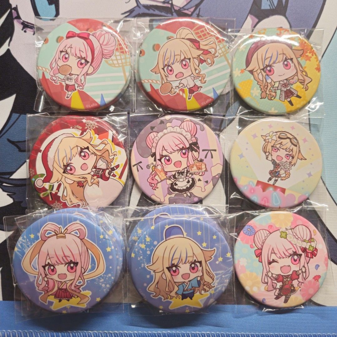 himehina襟章ヒメヒナ缶バッジ, 興趣及遊戲, 玩具& 遊戲類