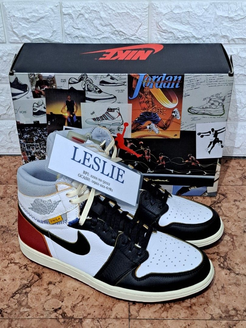 J1 OG HIGH UNION LA Black Toe US11.5 RARE SIZE Men s Fashion Footwear Sneakers on Carousell