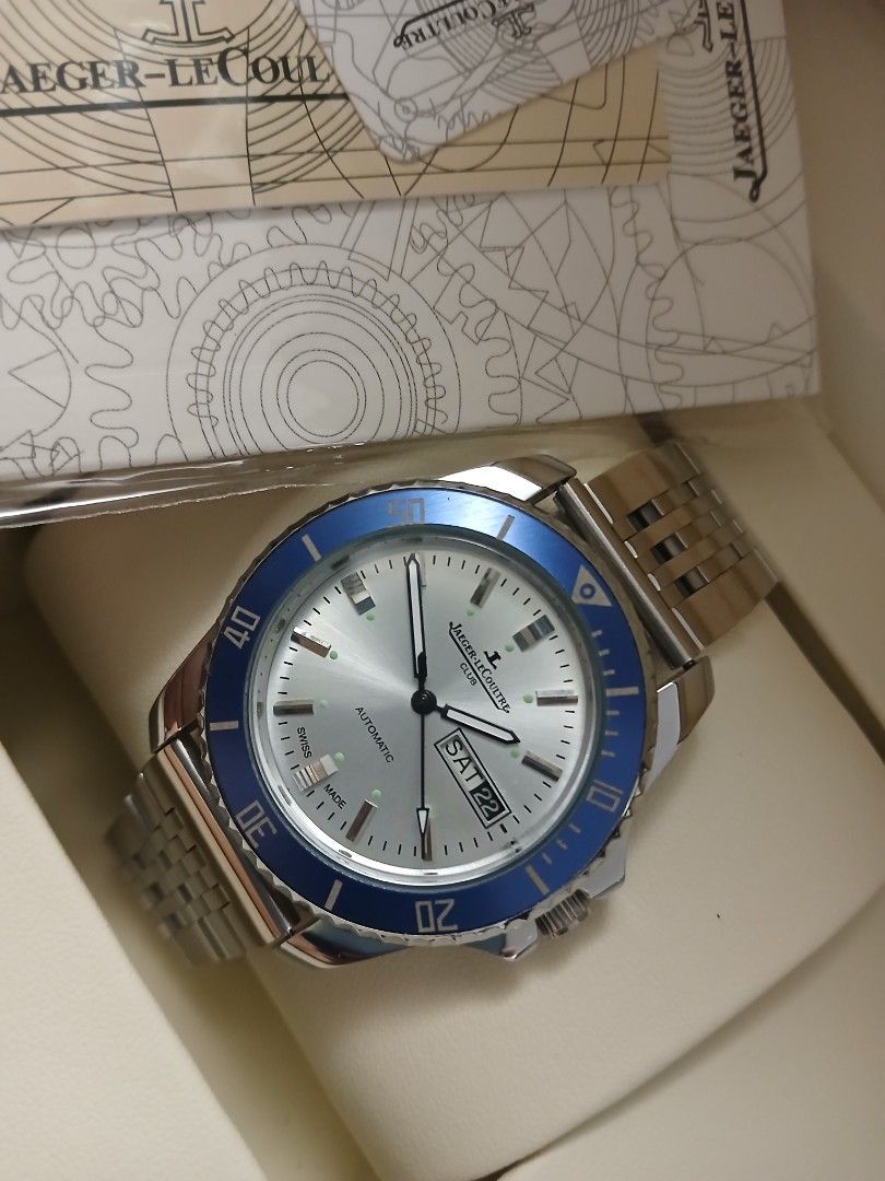 Jaeger LeCoultre Club Mech Auto, 女裝, 手錶及配件, 手錶 Carousell