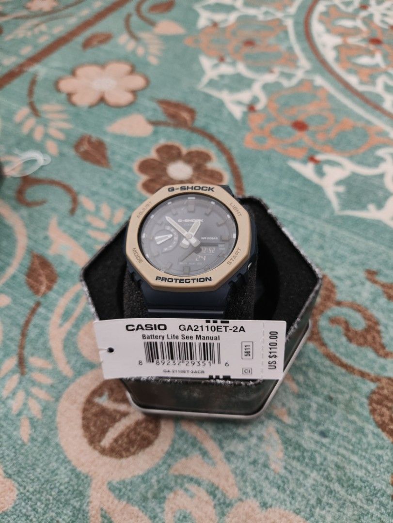 Jam G Shock original TMJ GA 2110ET 2A Men s Fashion Watches Accessories Watches on Carousell