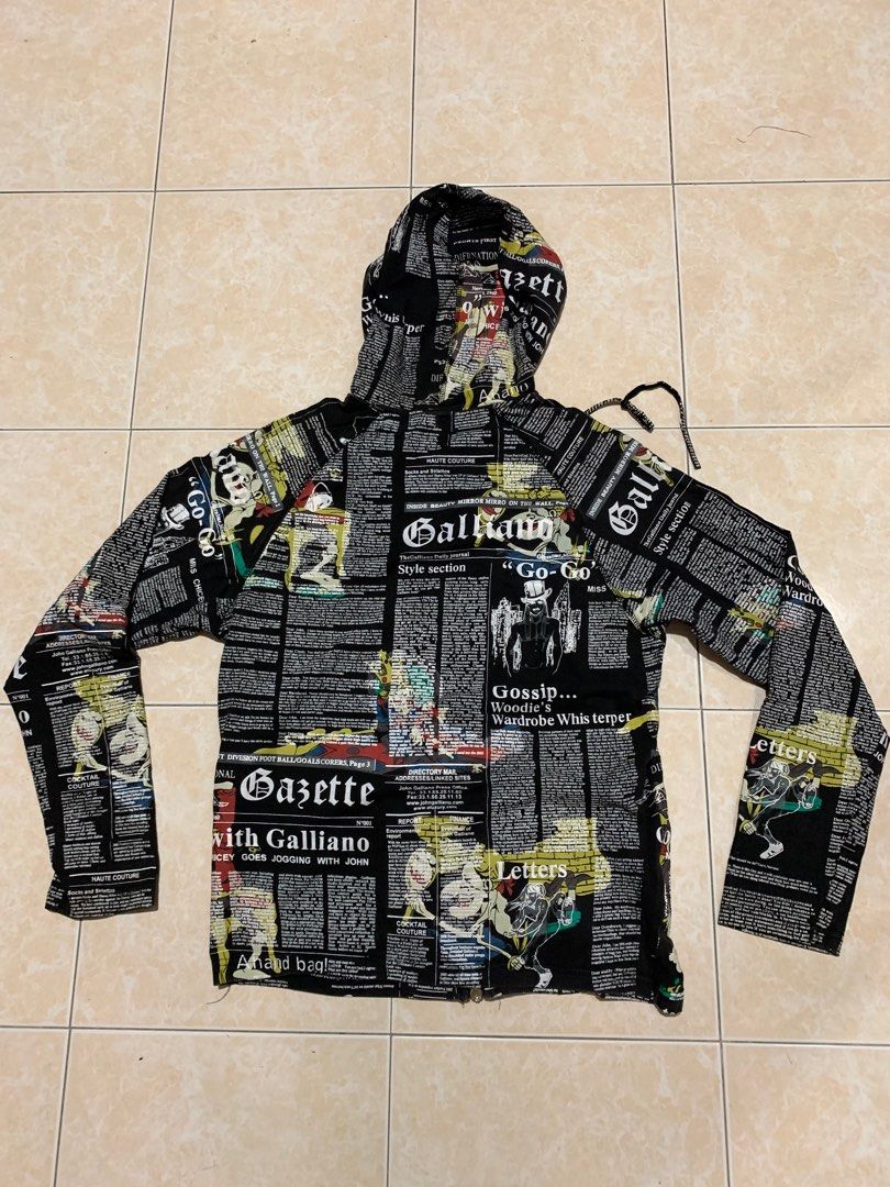 John galliano hoodie top