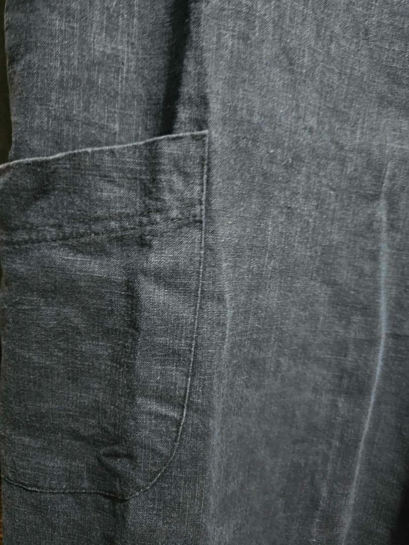 Korean Navy Blue Canvas Dress (Category: Dresses) located in Makati City. Submitted by corner.ice (Listing ID 1327307549, Image 2). Description: Korean Navy Blue Canvas Dress - Thrifted - With Pockets - Fits L to Semi XL.