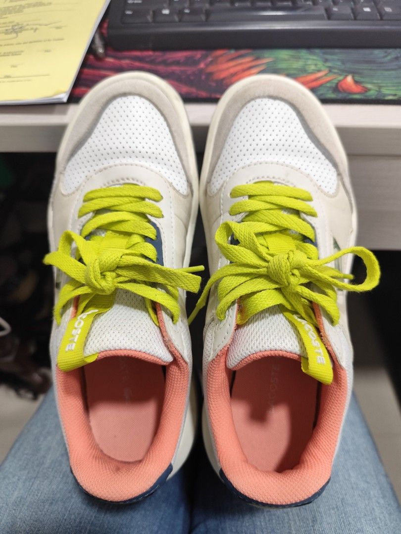 Lacoste Ace Lift (Category: Sneakers & Footwear) located in Los Banos. Submitted by mcgregorio (Listing ID 1327236185, Image 2). Description: Lacoste Ace Lift Preloved Shoes - Like New Condition Get your hands on these Lacoste Ace Lift shoes that have only been worn once! They are in excellent condition, looking as good as new with minimal signs of wear. Perfect for those who love the clean and classic Lacoste style. Condition: 9.5/10, worn only 