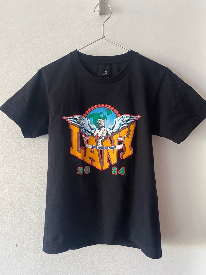 lany a beautiful blur tour merch tshirt, Men's Fashion, Tops
