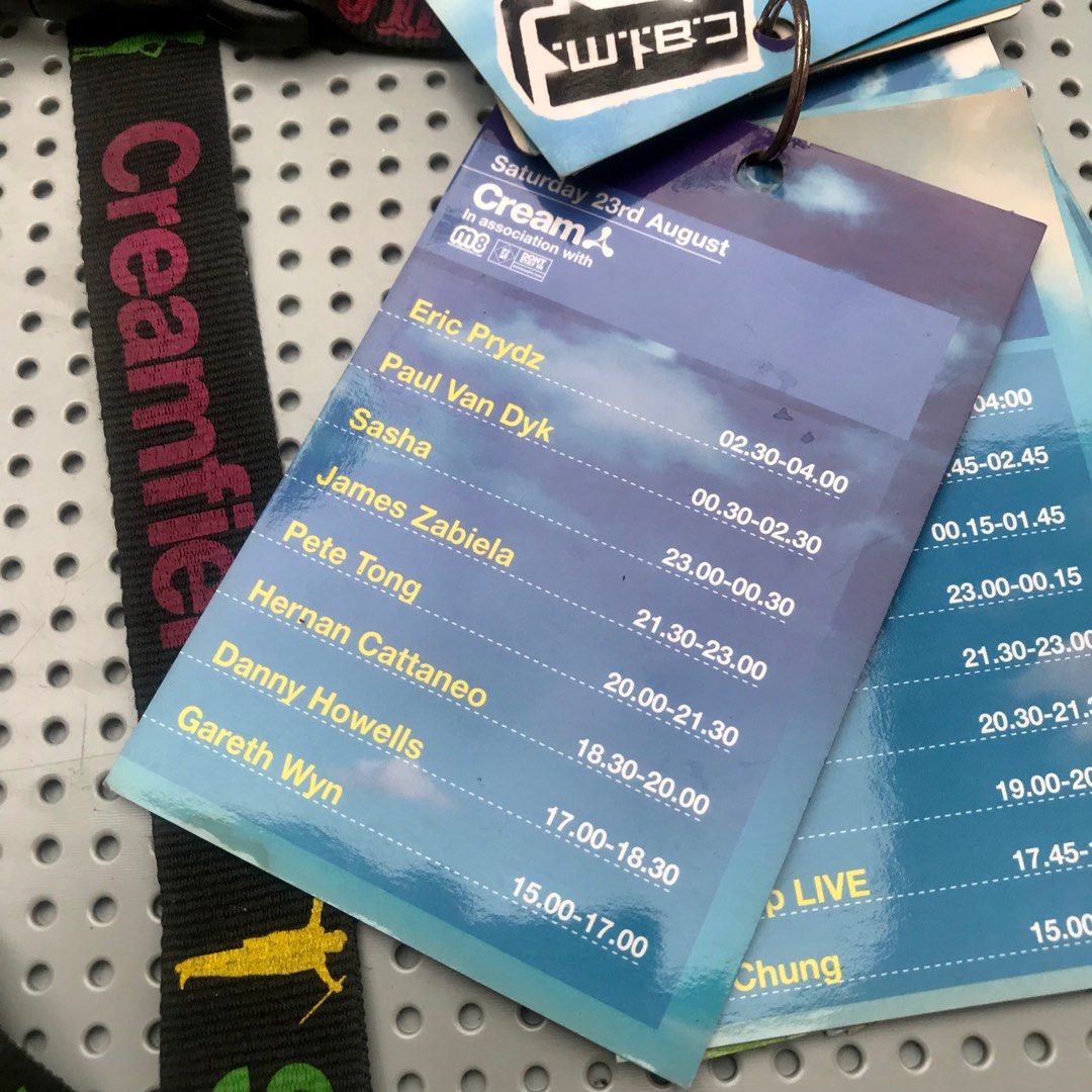 [LANYARD] 2010 CREAMFIELDS - OFFICIAL LANYARD | COLLECTIBLES ...