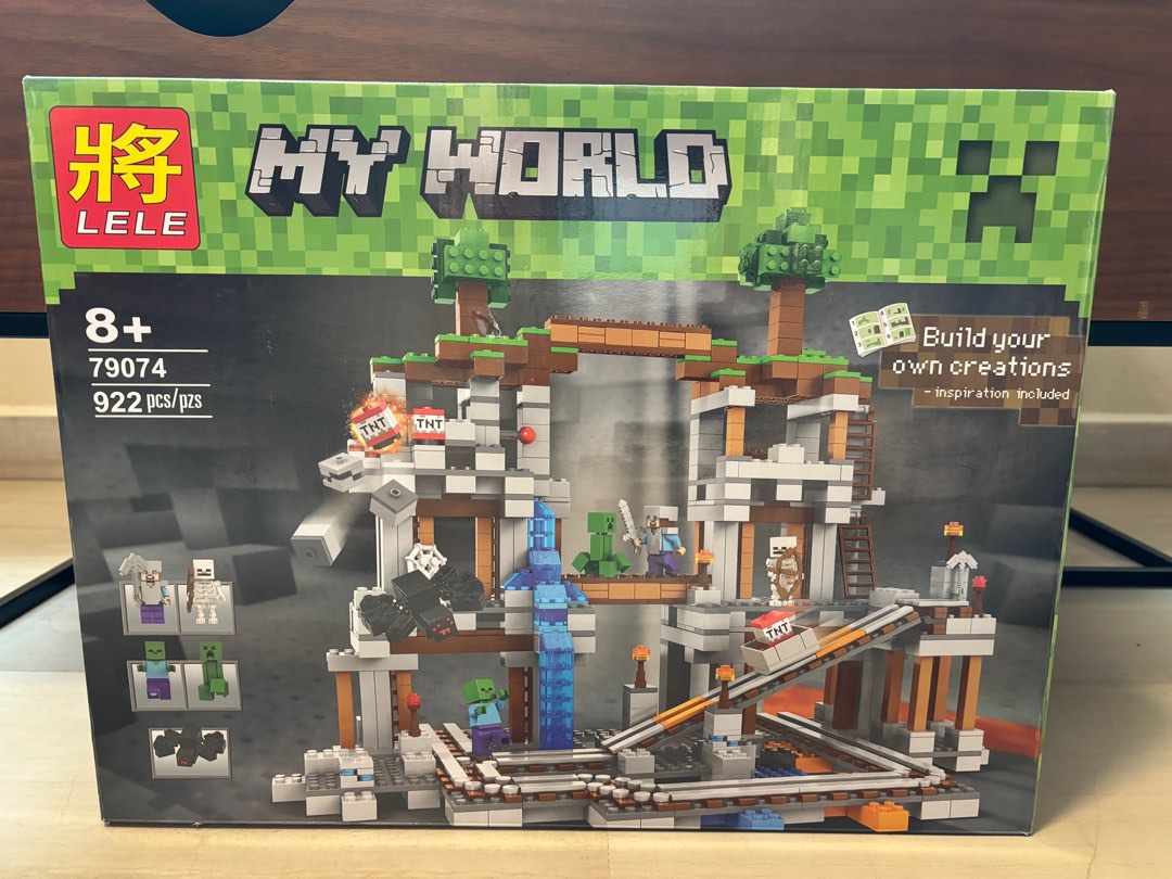Lego Compatible Minecraft 21118 The Mine Lele MY WORLD 79074