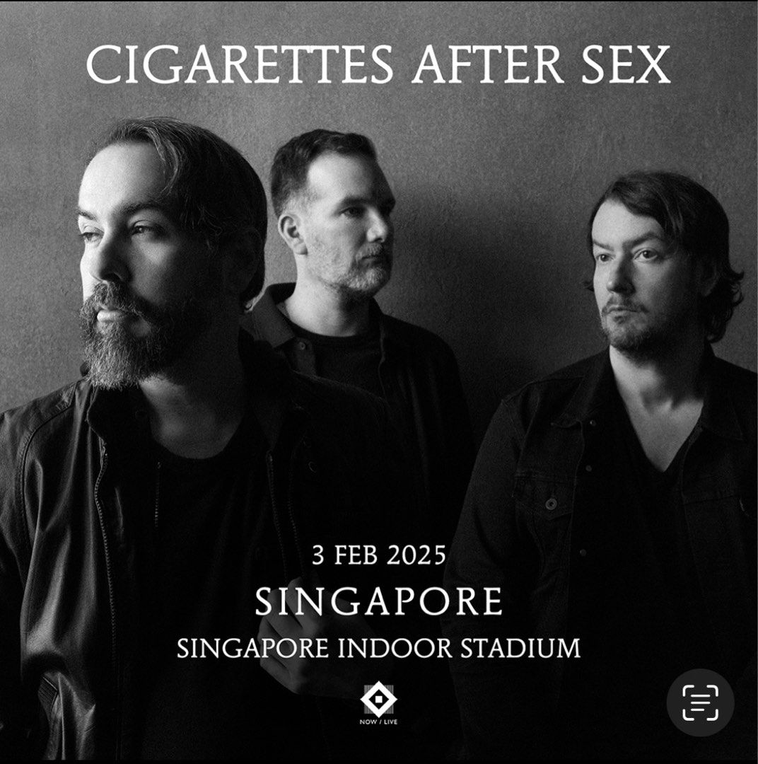 Cigarettes After Sex Concert Poster 2025