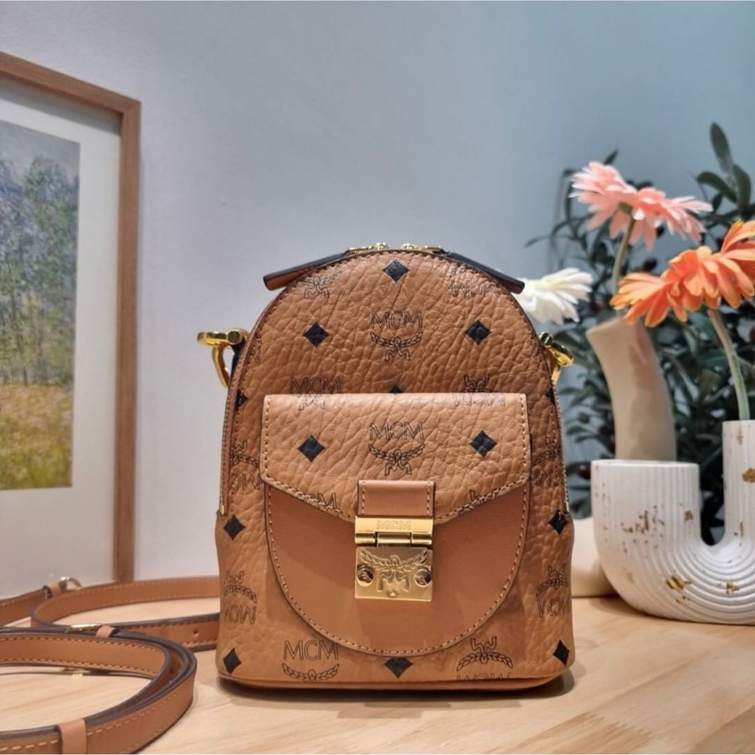 MCM Convertible Backpack Sling Luxury Bags Wallets on Carousell