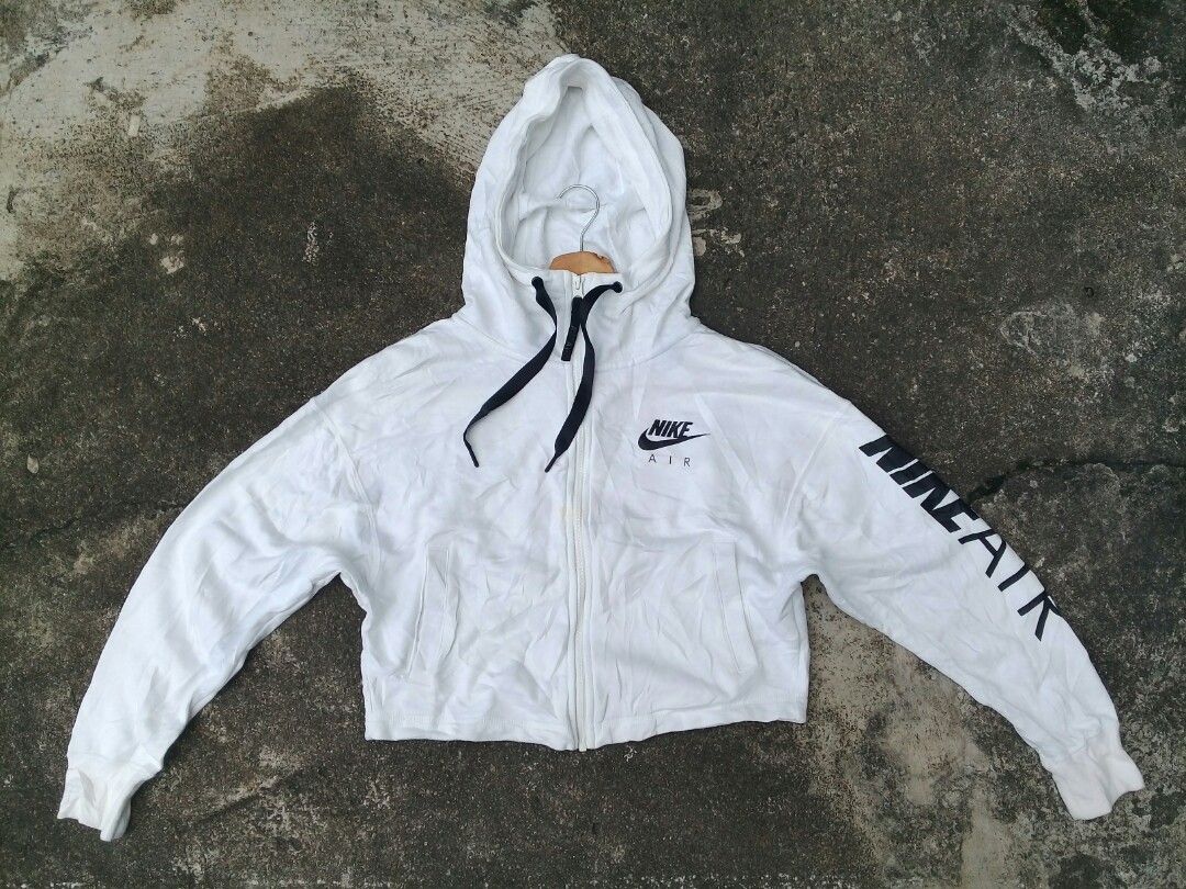 cropped nike air hoodie