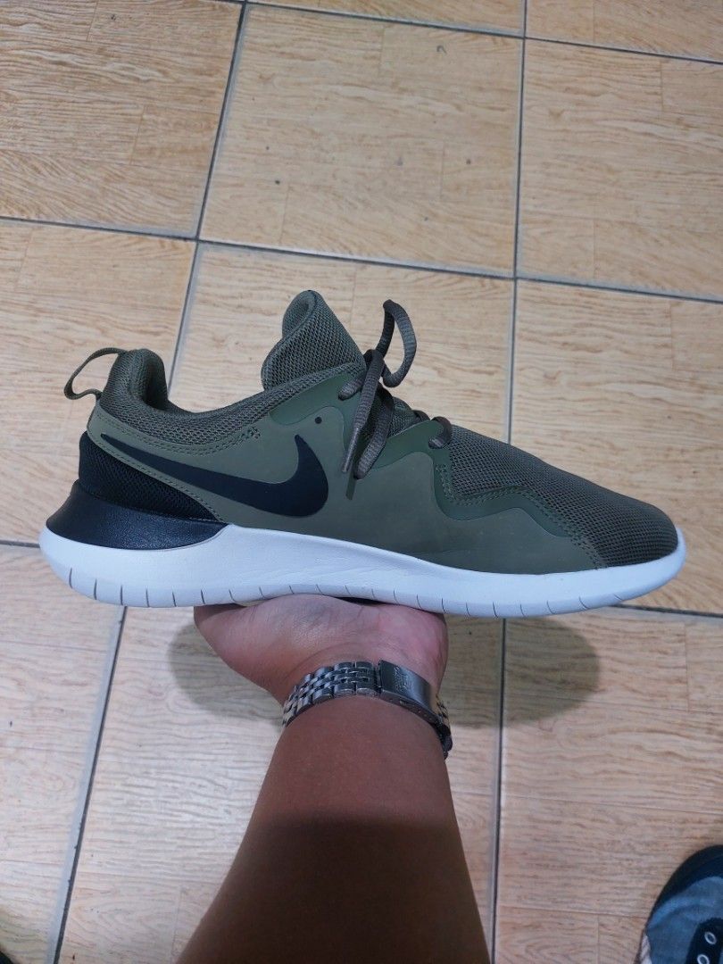 Nike Tessen Medium Olive Men s Running Shoes 27.5 cm Men s Fashion Footwear Sneakers on Carousell