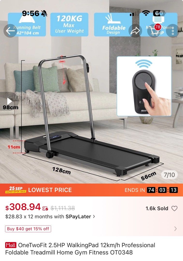 Onetwofit walkingpad 2025