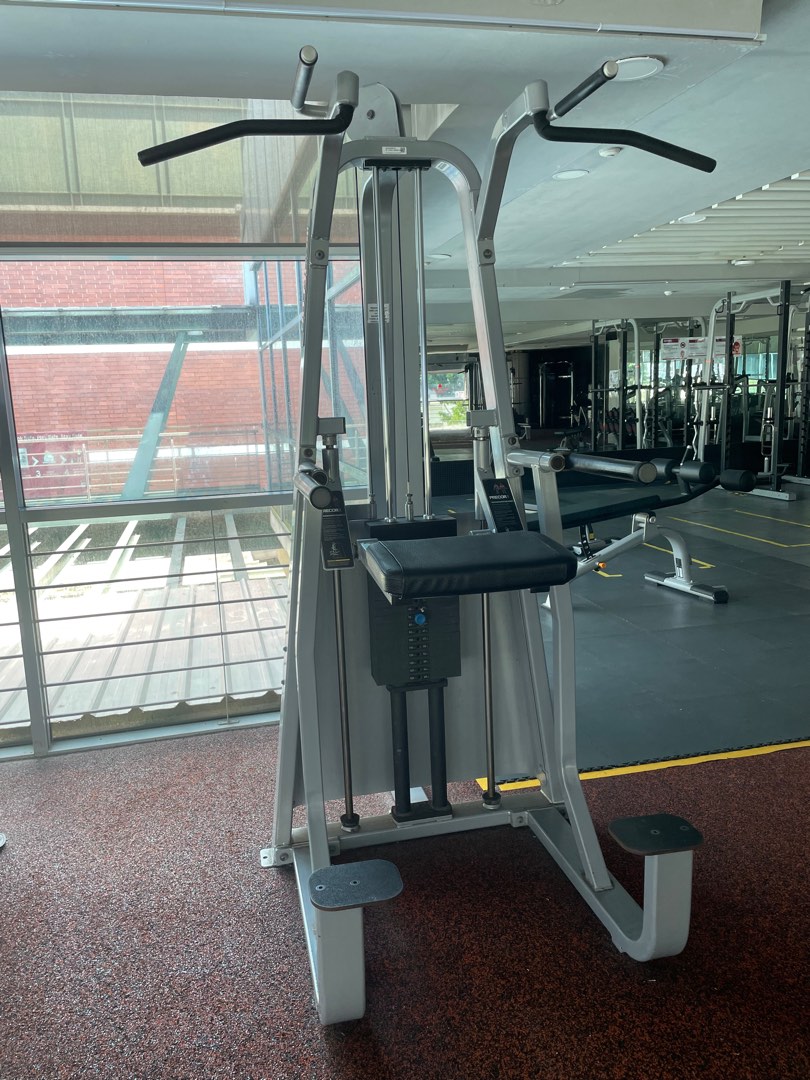 Original Precor Icarian assisted chin up dip pull up machine gym back chest lat workout exercise Sports Equipment Exercise Fitness Cardio Fitness Machines on Carousell