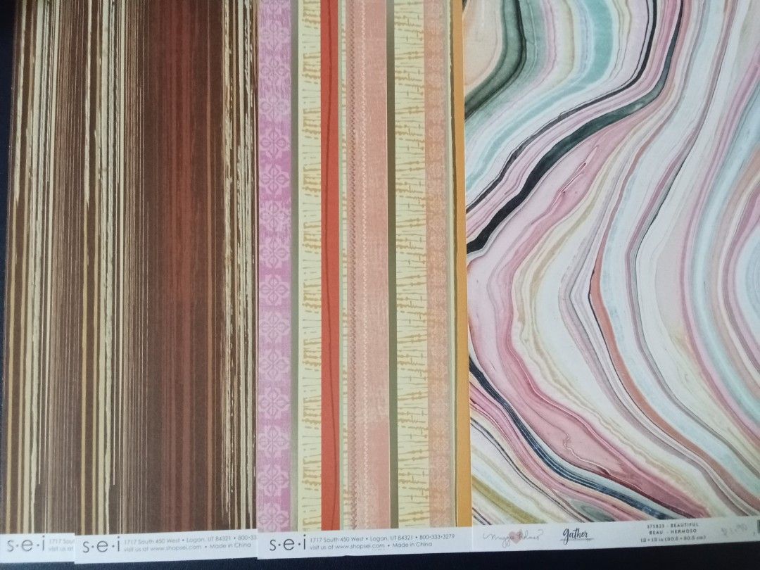 Patterned papers (Category: Craft Supplies & Tools) located in Singapore. Submitted by sss_d (Listing ID 1327333588, Image 1). Description: clearance sale - patterned papers for scrapbook photo album see other listings n enquire.