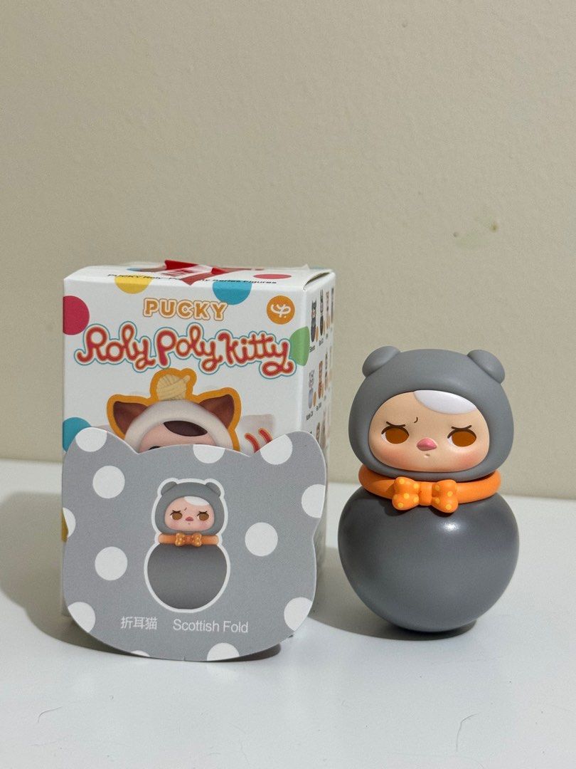 POP MART Pucky Roly Poly Kitty Figure (Category: Designer & Blind Box Toys) located in Quezon City. Submitted by sa_cci (Listing ID 1327314516, Image 1). Description: WTS/LFT ROLY POLY KITTY FIGURE - SCOTTISH FOLD opened box but sealed foil RFS/RFT: Dupe 🥺 Kakabili lang kahapon sa SG 🇸🇬 ₱600 or Trade •Siamese •Siberian •Devil •Sphynx •Bengal Willing to add if ever ☺️ 📍Mandaluyong City.