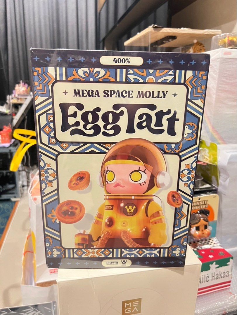 popmart MEGA SPACE MOLLY 400% Egg Tart ゲームキャラクター popmart