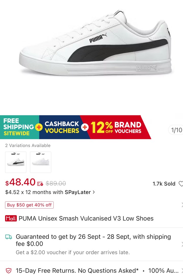 Puma Unisex Sneakers Women s Fashion Footwear Sneakers on Carousell