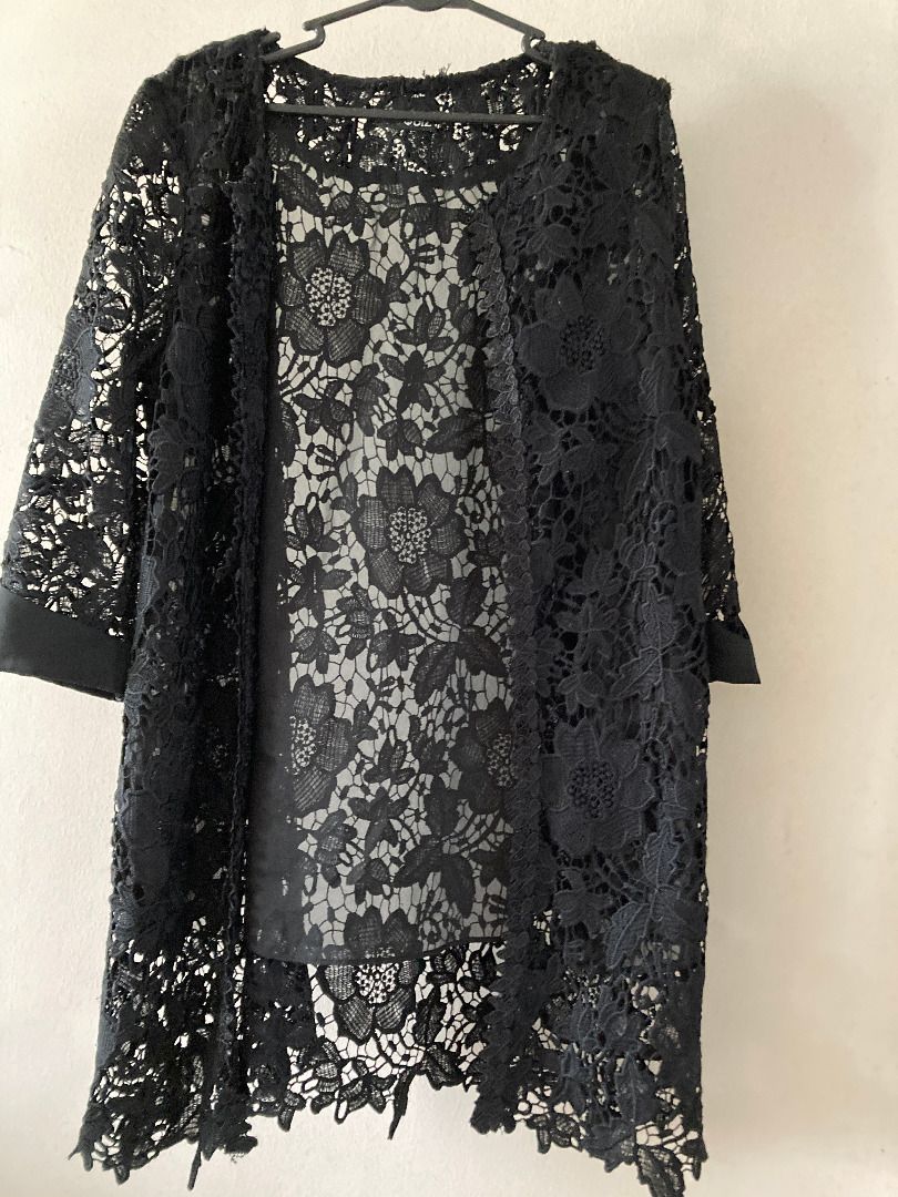 Lace topper jacket best sale