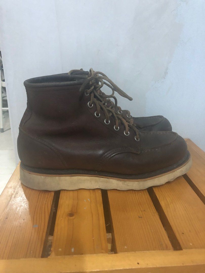 RED WING 8138 (Category: Boots) located in Kulai. Submitted by madie5573 (Listing ID 1327355708, Image 3). Description: RED WING 8138 CLASSIC MOC BRIAR Size 7 USA 6 Uk Made In Usa Colour Brown.