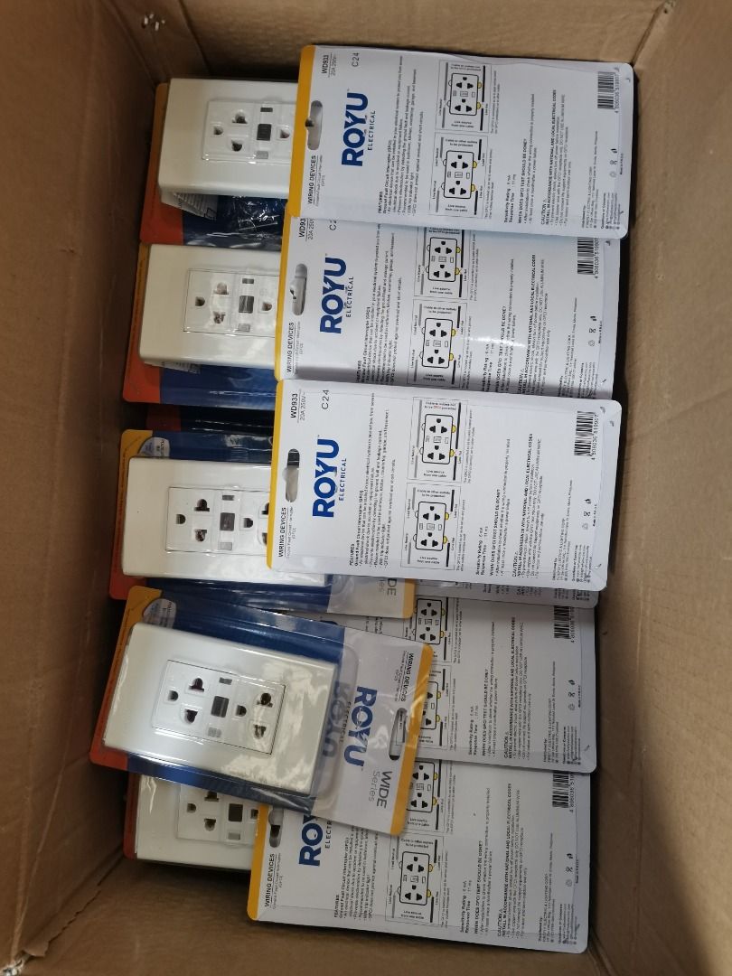 ROYU GFCI WD-933, TV & Home Appliances, Electrical, Adaptors & Sockets ...