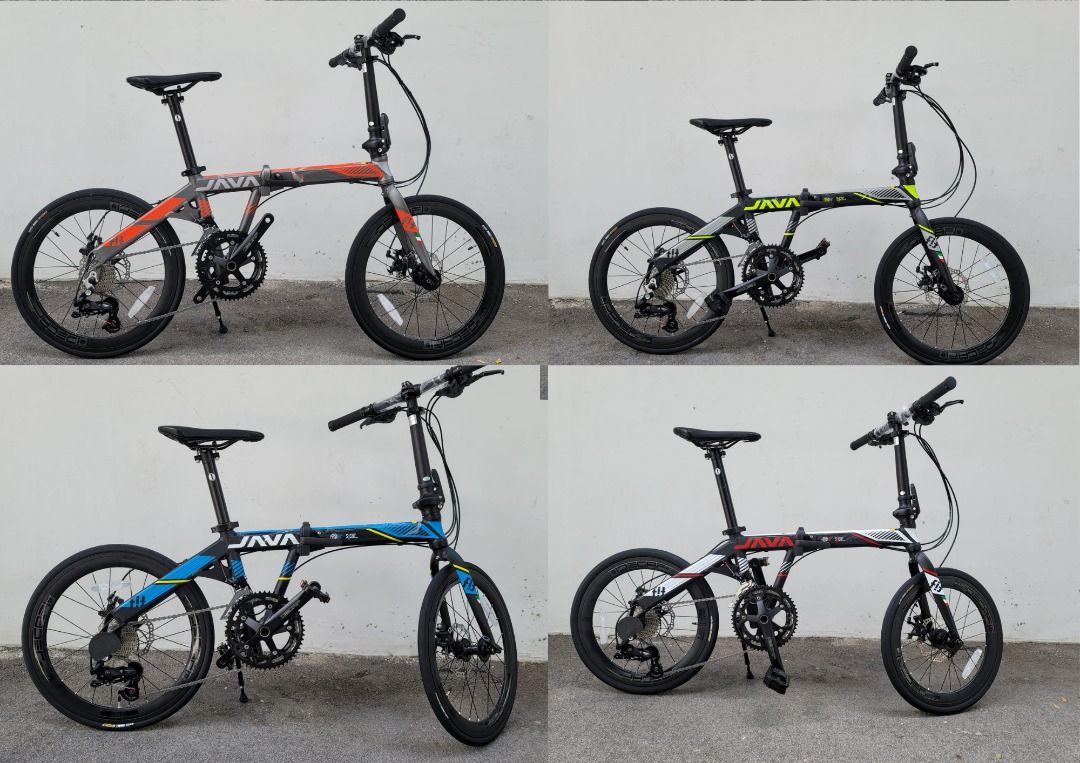 Sale JAVA FIT SE Version New Decaf Hollow Tech Decaf 451 Rim 18 SPEED Aluminum Folding Bike 20 Inch Magiclamp123 Sports Equipment Bicycles Parts Bicycles on Carousell