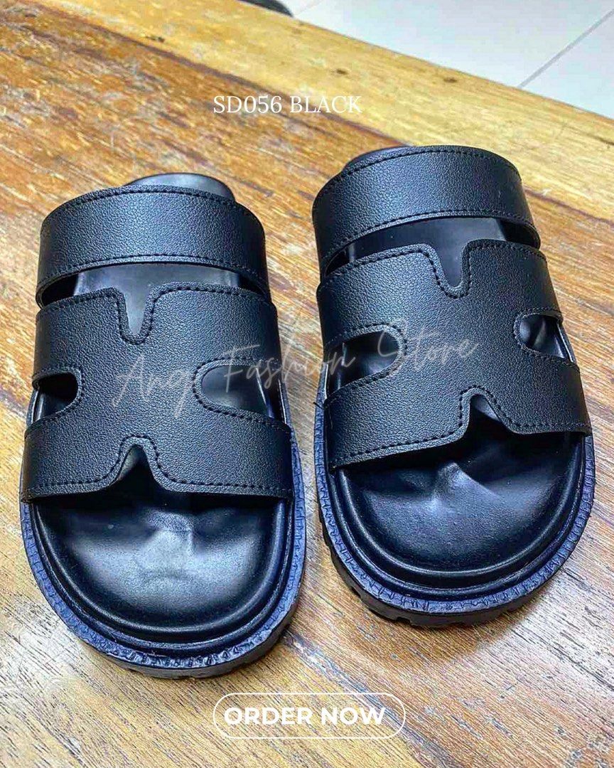 STRAP SLIP KN FLAT SANDALS (Marikina Made) (Category: Flats & Sandals) located in Manila. Submitted by angfashionstore25 (Listing ID 1327258146, Image 3). Description: SD056 BLACK ✨ 100% durable and comfy coz these are made from 📍Marikina All available from size 5-10🦶 Feel free to message us here at our fb page for rebrand, retail, resell, wholesale and bulk ✨ We are open for your preferred designs or ideas you want, just dm us so we can discus