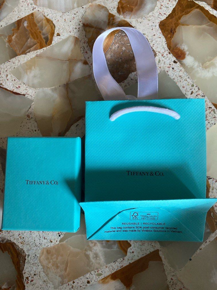 Tiffany and co box and bag sales