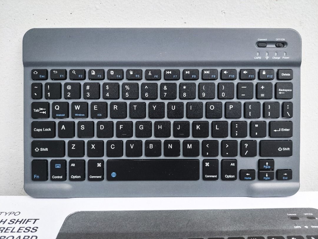 TYPO Keyboard (Bluetooth/Wired) (Category: Computer Keyboard) located in Taguig. Submitted by stop.n.shop_ (Listing ID 1327366945, Image 3). Description: Inclusions: ✅ Keyboard x1 ✅ Micro USB cord x1 **Can be used via bluetooth or using micro cord 🔹 RFS: Di nagagamit (Used once only during travel) 🔖 Original Price: ₱1,799 (bought in SM Mega store) 💰 MOP: GCash / BPI 🚚 MOD: J&T / Lalamove or any rider app (MM) ⚡ Open for meet-up in Market Mark