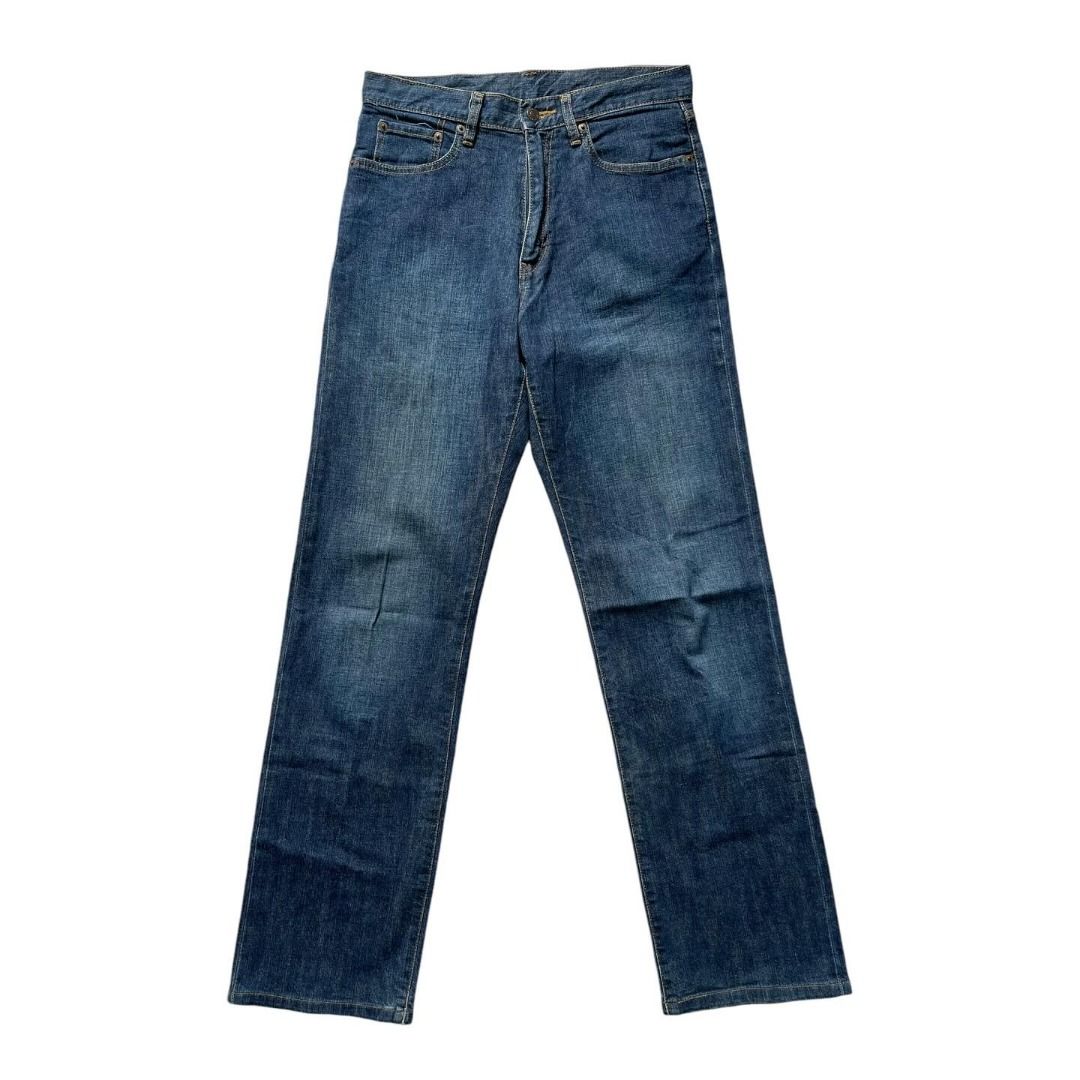 UNIQLO DENIM REGULAR FIT STRAIGHT BLUE WASH JEANS (29/30)