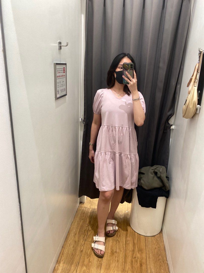 uniqlo purple dress Uniqlo purple dress, Women's Fashion, Dresses & Sets, Dresses on Carousell
